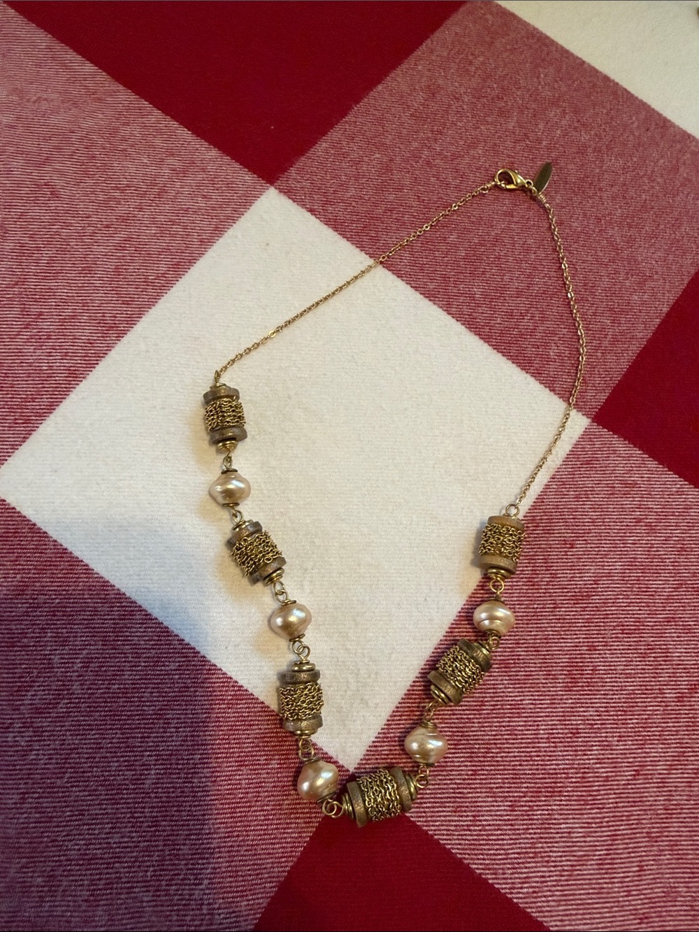 Vtg Lenora Dame Necklace